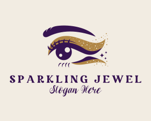 Beauty Eyelash Sparkle logo design