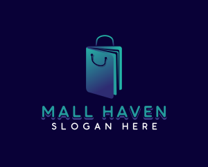 Book Shopping Bag logo design