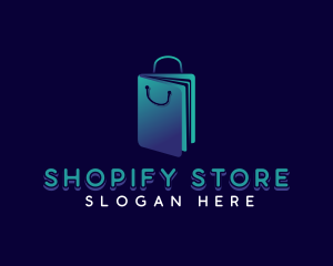 Book Shopping Bag logo design