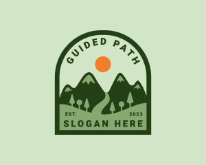 Mountain Adventure Path logo design
