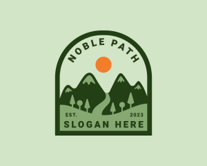 Mountain Adventure Path logo design