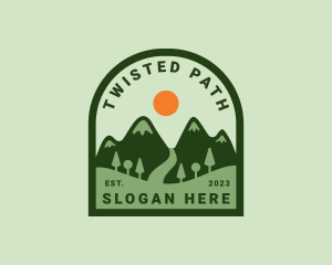 Mountain Adventure Path logo design