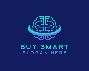 Circuit Brain Technology logo design