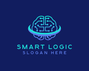 Circuit Brain Technology logo design