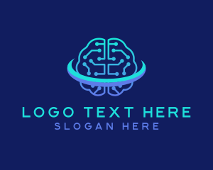 Technology - Circuit Brain Technology logo design