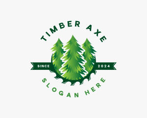 Forest Tree Lumber logo design