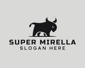 Angry Bull Animal Logo