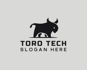 Toro - Angry Bull Animal logo design