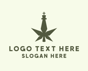 Vice - King Marijuana Weed logo design