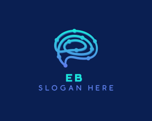 It Expert - Brain Circuit Technology logo design