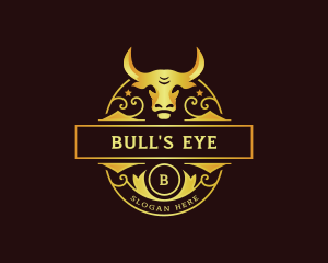 Ranch Bull Horn logo design