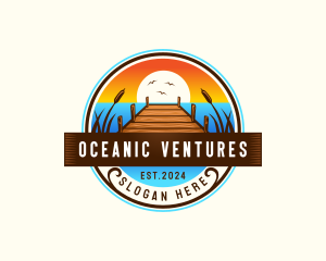 Getaway Seaside Dock logo design