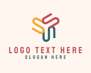 Paper Clip - Minimalist Modern Business logo design