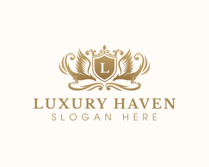 Phoenix Luxury Crown logo design