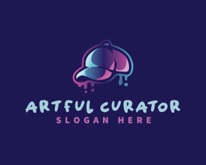 Neon Hat Cap logo design