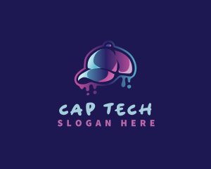 Cap - Neon Hat Cap logo design