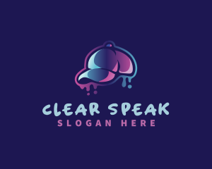 Neon Hat Cap logo design