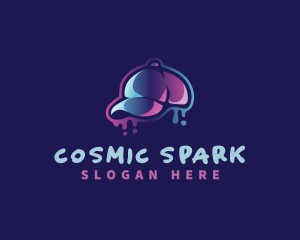 Neon Hat Cap logo design