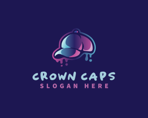 Neon Hat Cap logo design