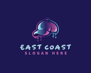 Neon Hat Cap logo design