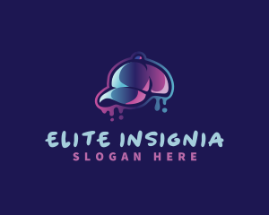 Neon Hat Cap logo design