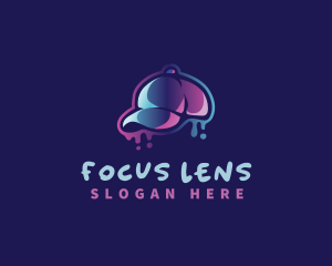 Neon Hat Cap logo design