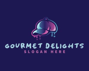 Neon Hat Cap logo design