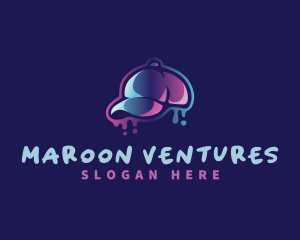 Neon Hat Cap logo design