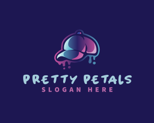 Neon Hat Cap logo design