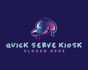 Neon Hat Cap logo design