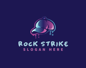 Neon Hat Cap logo design