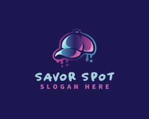 Neon Hat Cap logo design