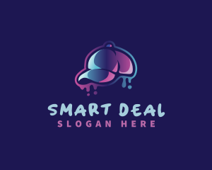 Neon Hat Cap logo design