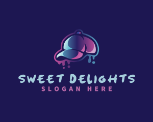 Neon Hat Cap logo design