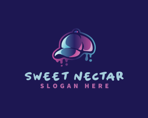 Neon Hat Cap logo design