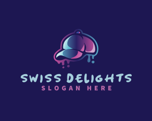 Neon Hat Cap logo design