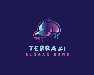 Neon Hat Cap logo design