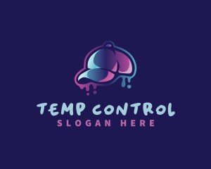 Neon Hat Cap logo design