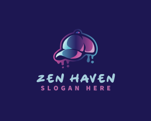 Neon Hat Cap logo design