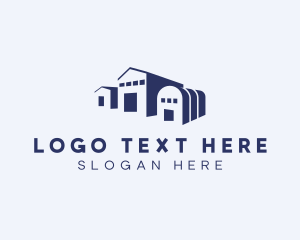 Inventory - Warehouse Shipping Storage logo design