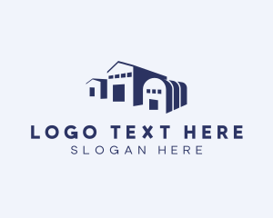 Depository - Warehouse Shipping Storage logo design