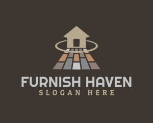 House Tiles Furnishing logo design