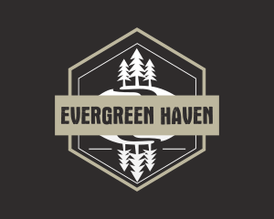 Environment Pine Tree  logo design