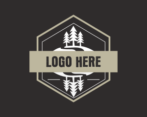 Forestry - Environment Pine Tree logo design
