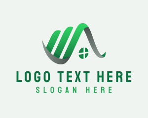 Realty - Residential House Roofing logo design
