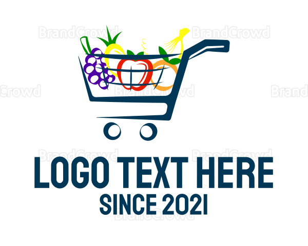 Fruit Push Cart Logo