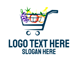 Fruit Push Cart  Logo