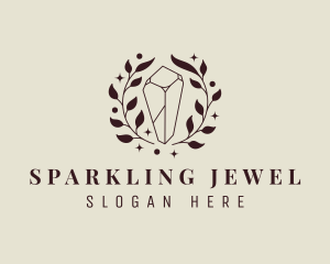 Crystal Jewel Wreath  logo design