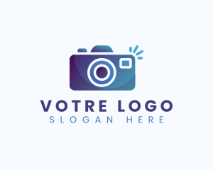 Social Influencer - Digital Camera Device logo design