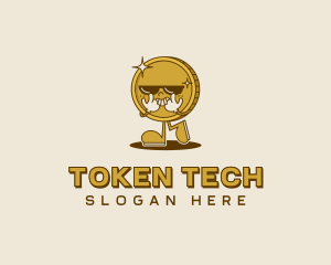 Token - Coin Currency Money logo design